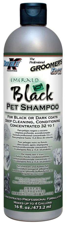 Groomer's Edge Emerald Black Shampoo - 16oz