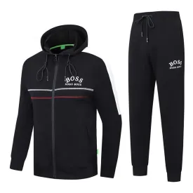 H Boss Visibility Hooded Tracksuit-Black