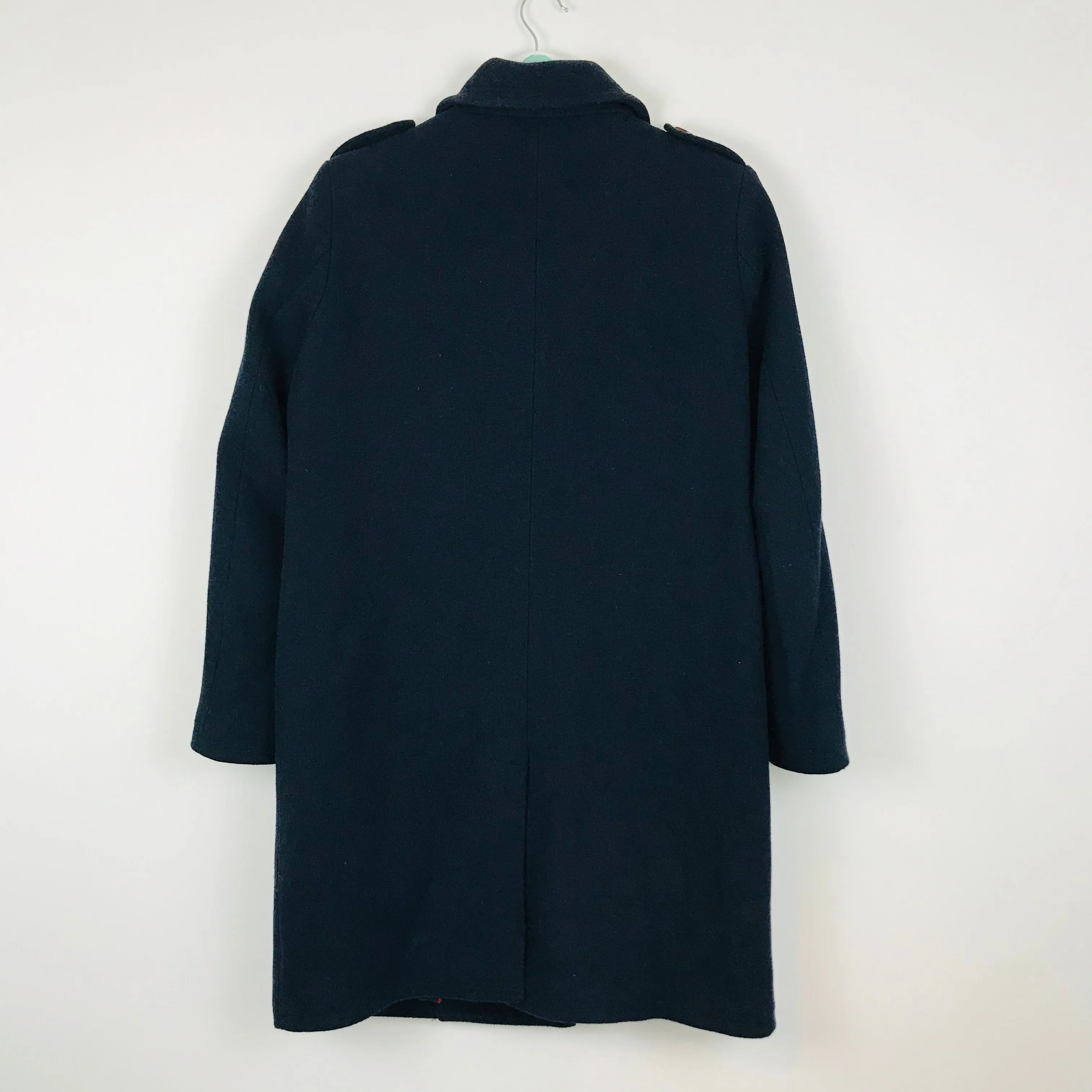 Hamnett Womens Pea Coat | UK 14 | Navy Blue