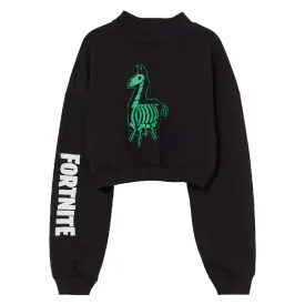 H&M Fortnite turtleneck sweatshirt, black