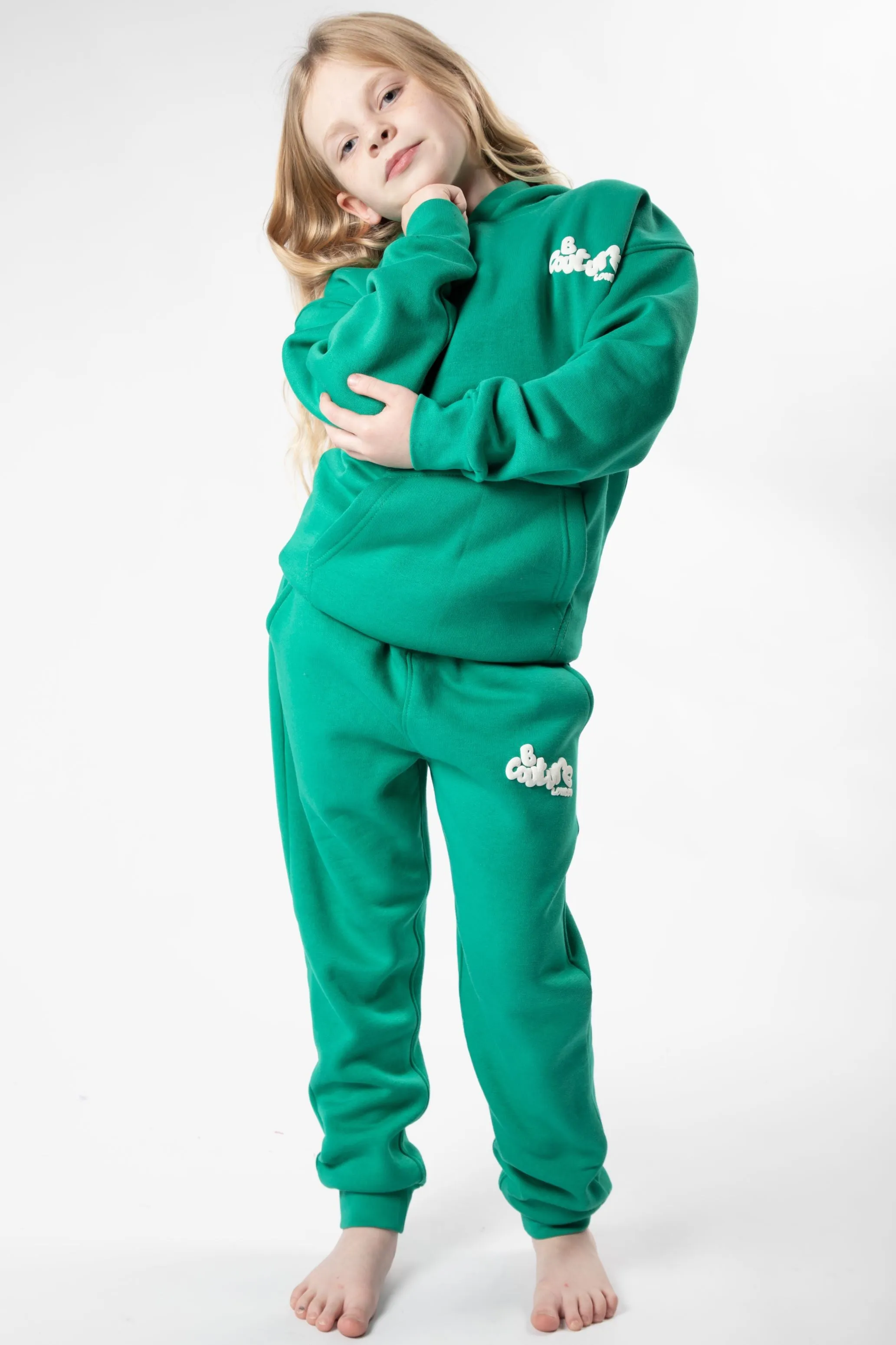 Harrington Girls Tracksuit - Green