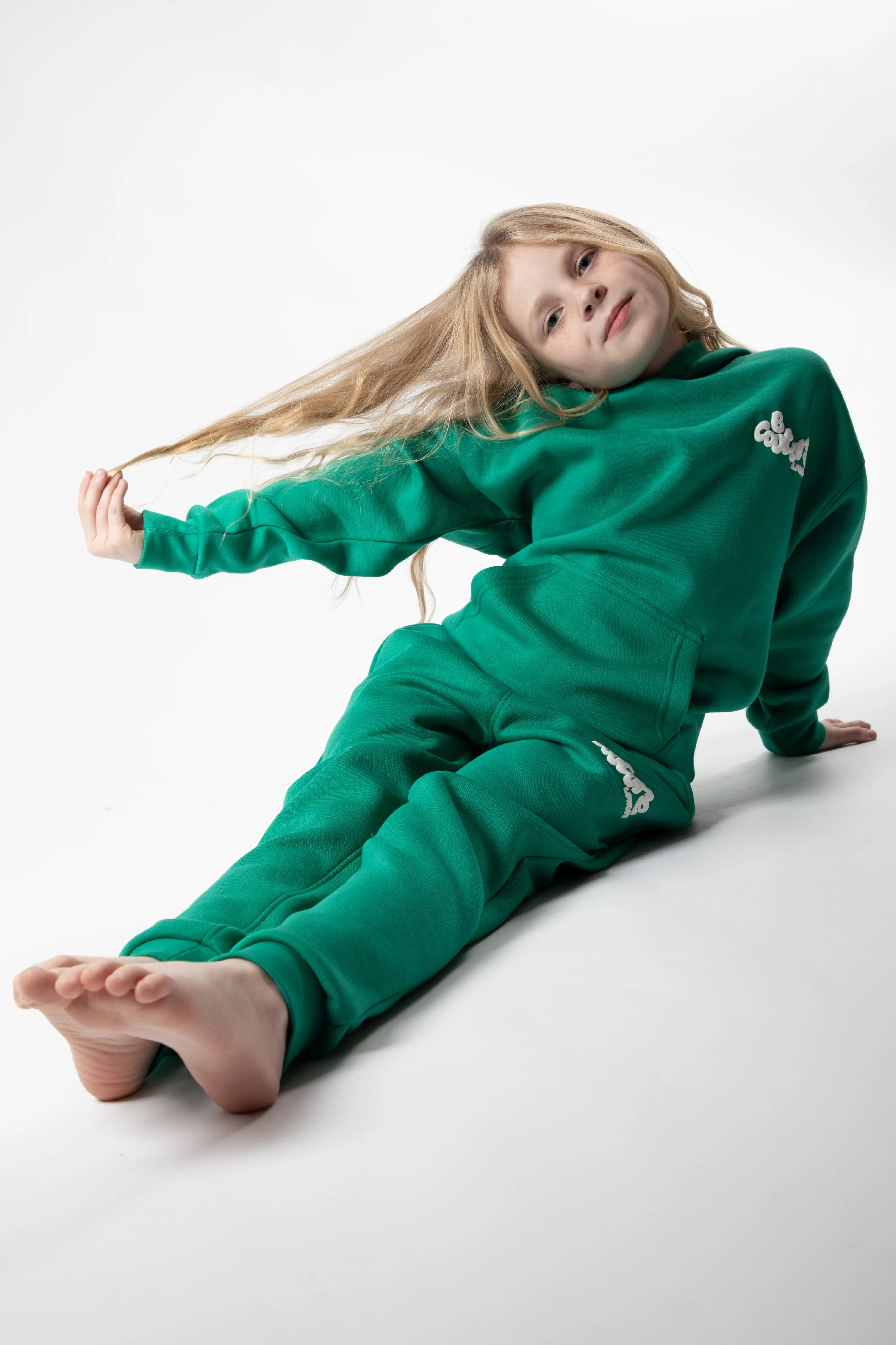 Harrington Girls Tracksuit - Green