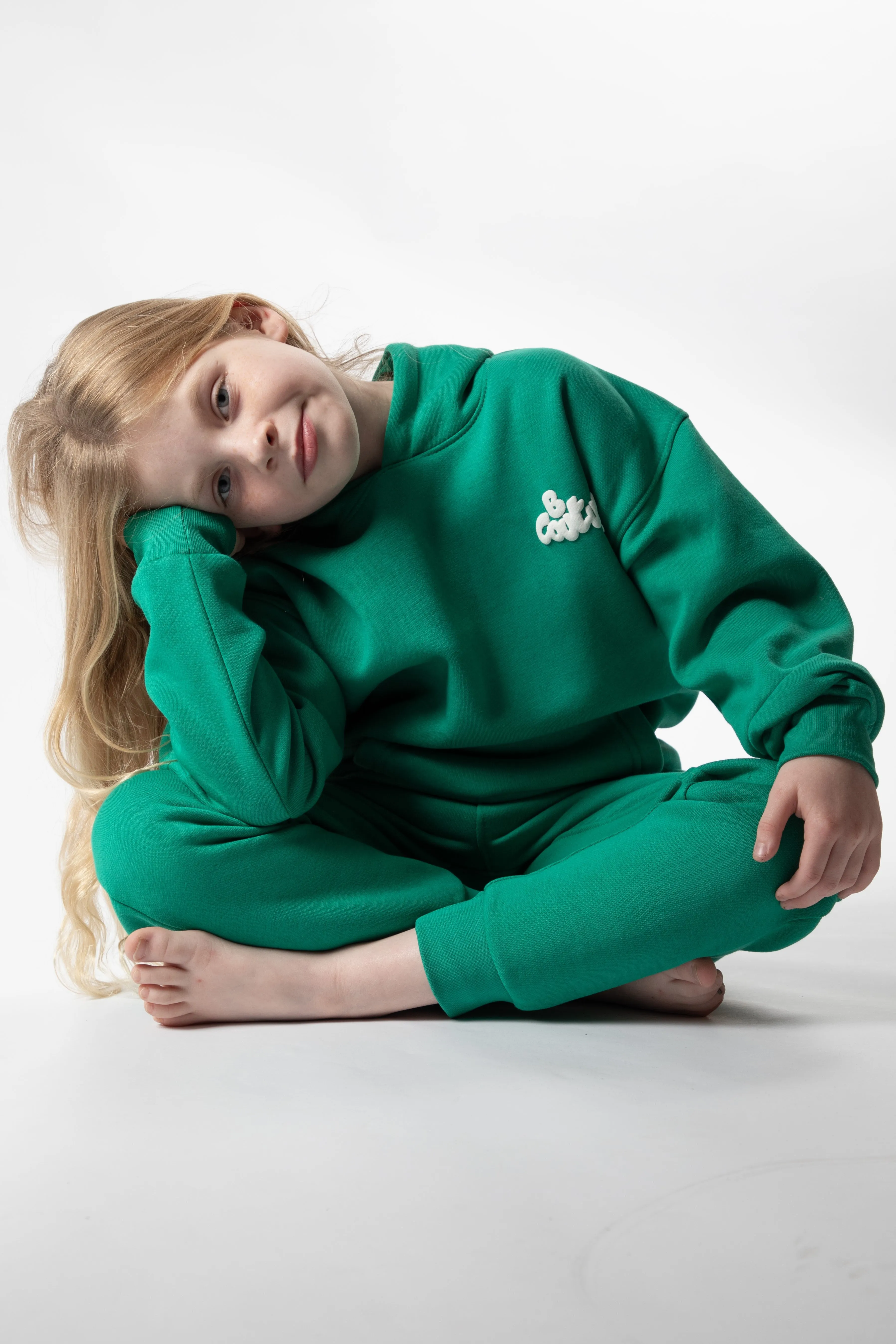 Harrington Girls Tracksuit - Green