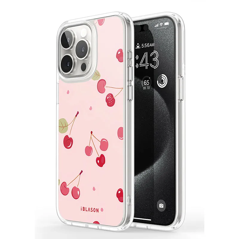 iPhone 14 Pro Halo MagSafe Cute Phone Case - Cherry on Top