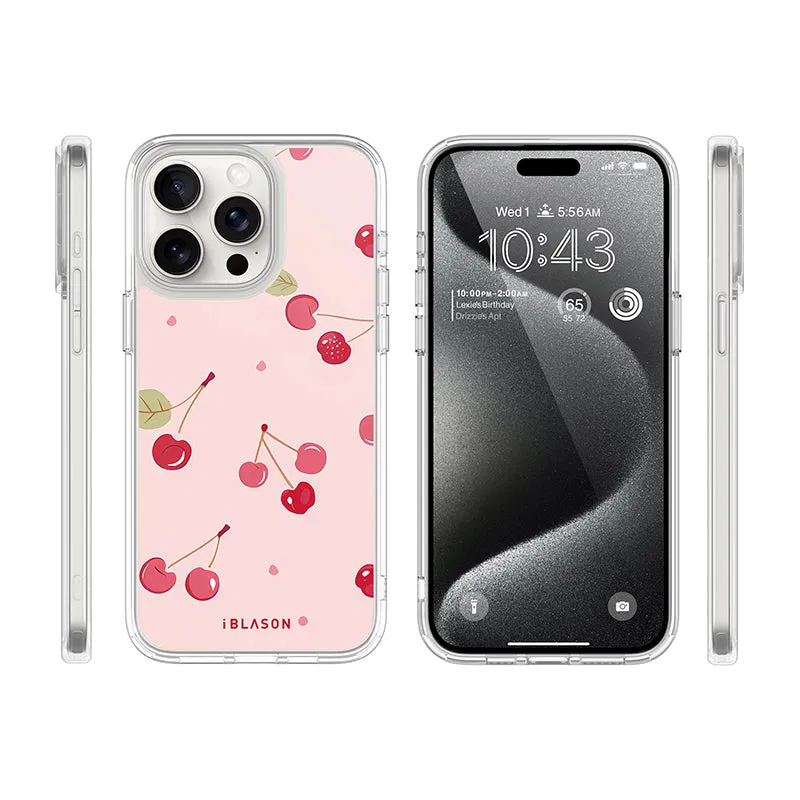 iPhone 14 Pro Halo MagSafe Cute Phone Case - Cherry on Top