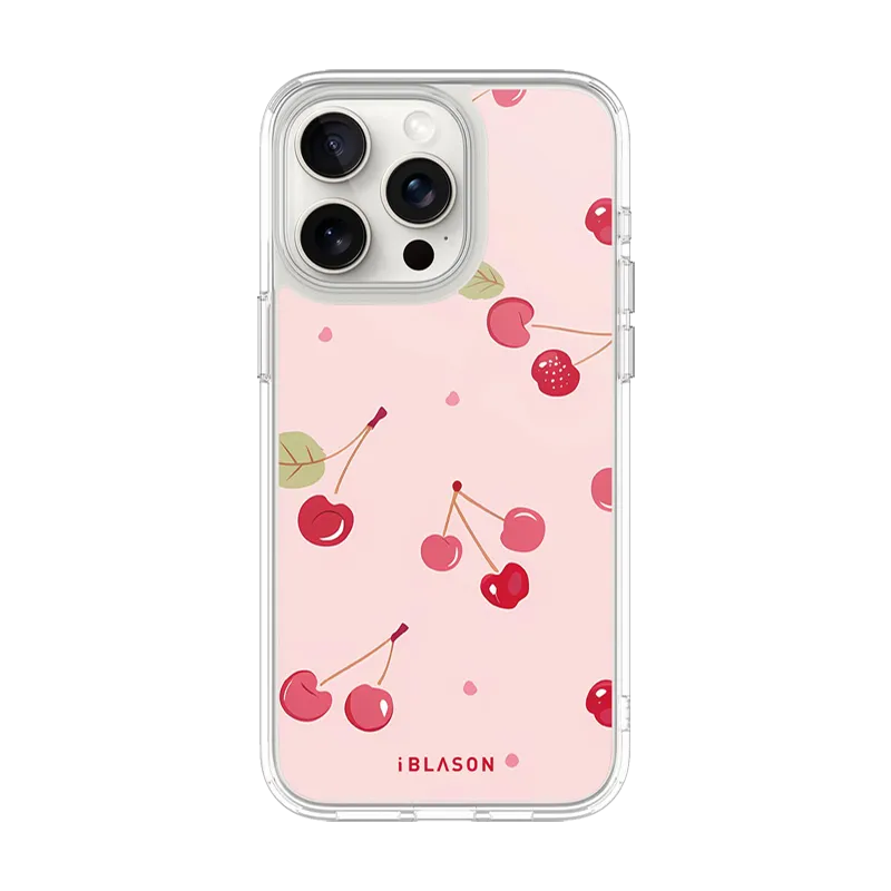 iPhone 14 Pro Halo MagSafe Cute Phone Case - Cherry on Top