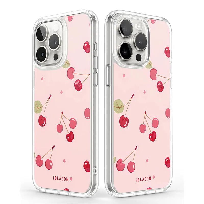iPhone 14 Pro Halo MagSafe Cute Phone Case - Cherry on Top