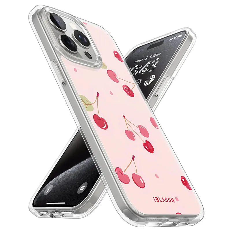 iPhone 14 Pro Halo MagSafe Cute Phone Case - Cherry on Top