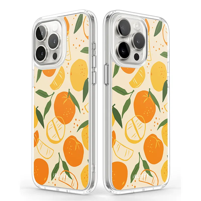 iPhone 14 Pro Max Halo MagSafe Cute Phone Case - Oranges & Lemons