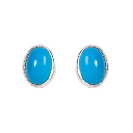 Jane Austen Turquoise Stud Earrings