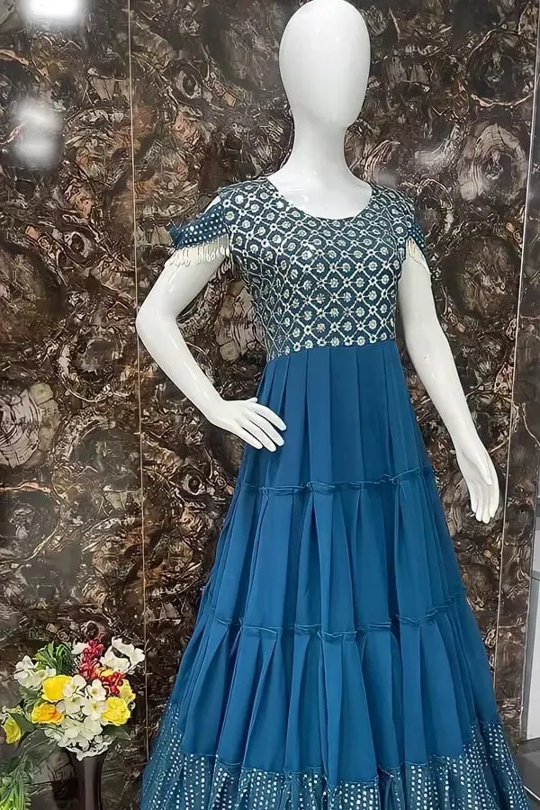 Latest Long Frock Style Gown 2022
