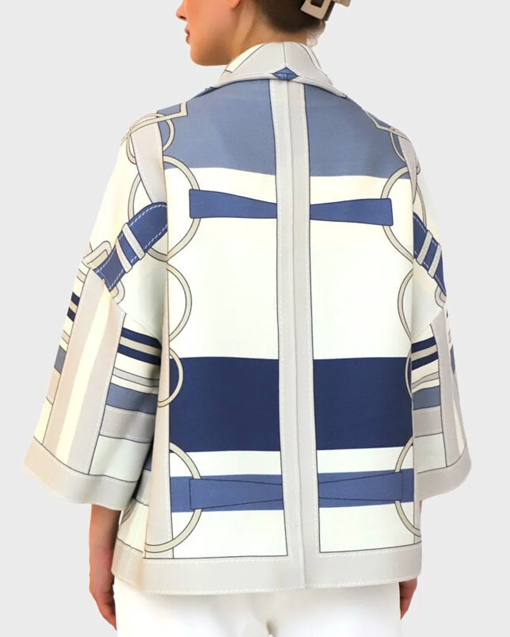 Light Blue Saddle Siena Jacket