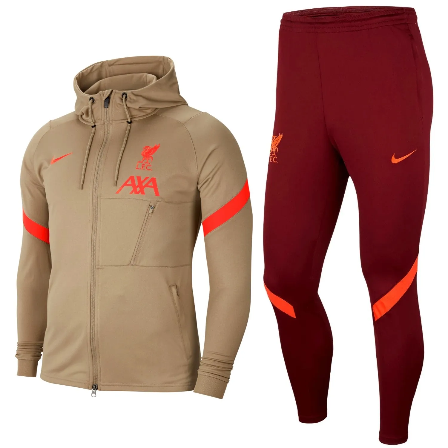 Liverpool FC hooded presentation soccer tracksuit 2021/22 - Nike
