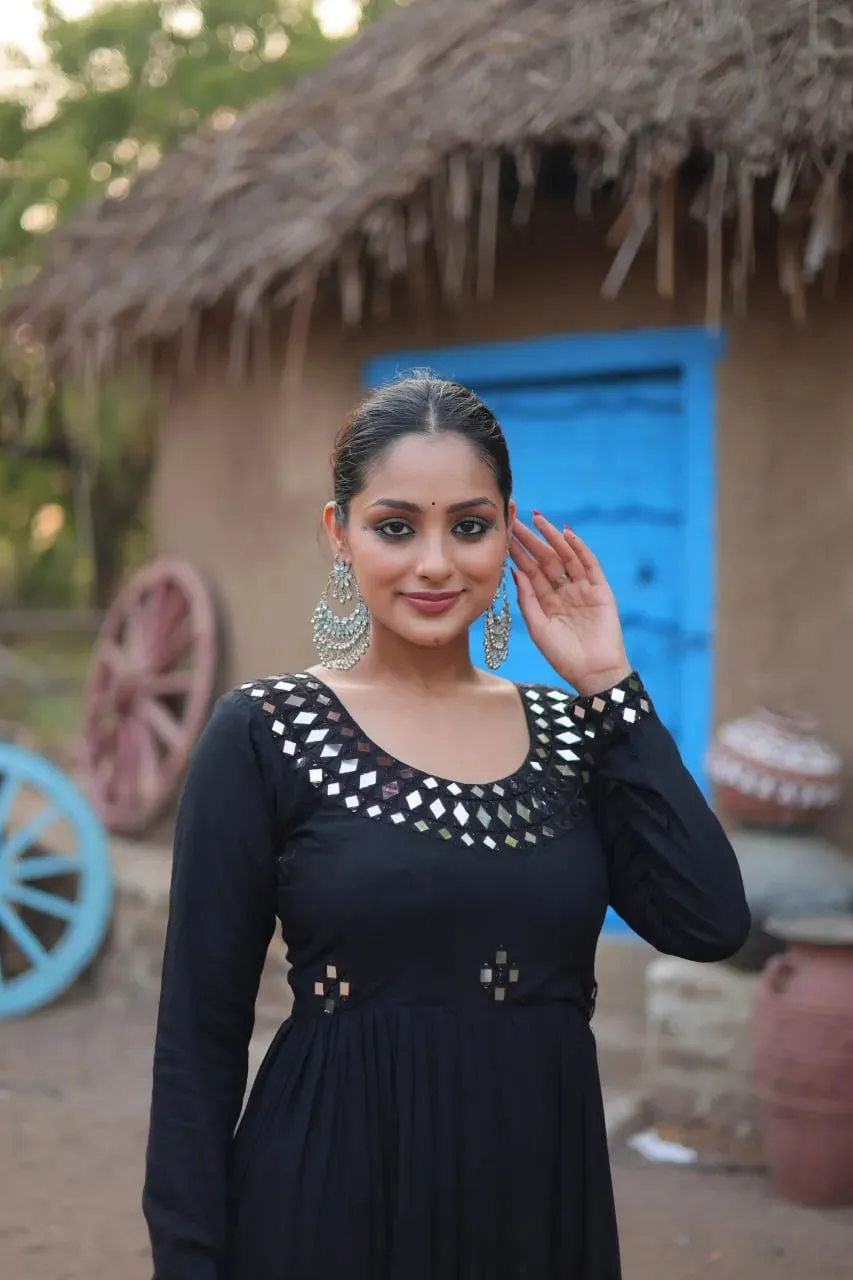 Luxurious and Flawless Navratri Rayon Gowns
