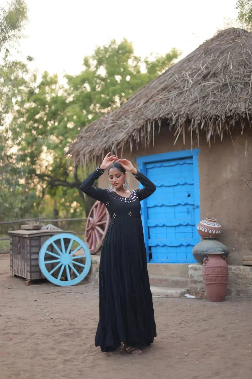 Luxurious and Flawless Navratri Rayon Gowns