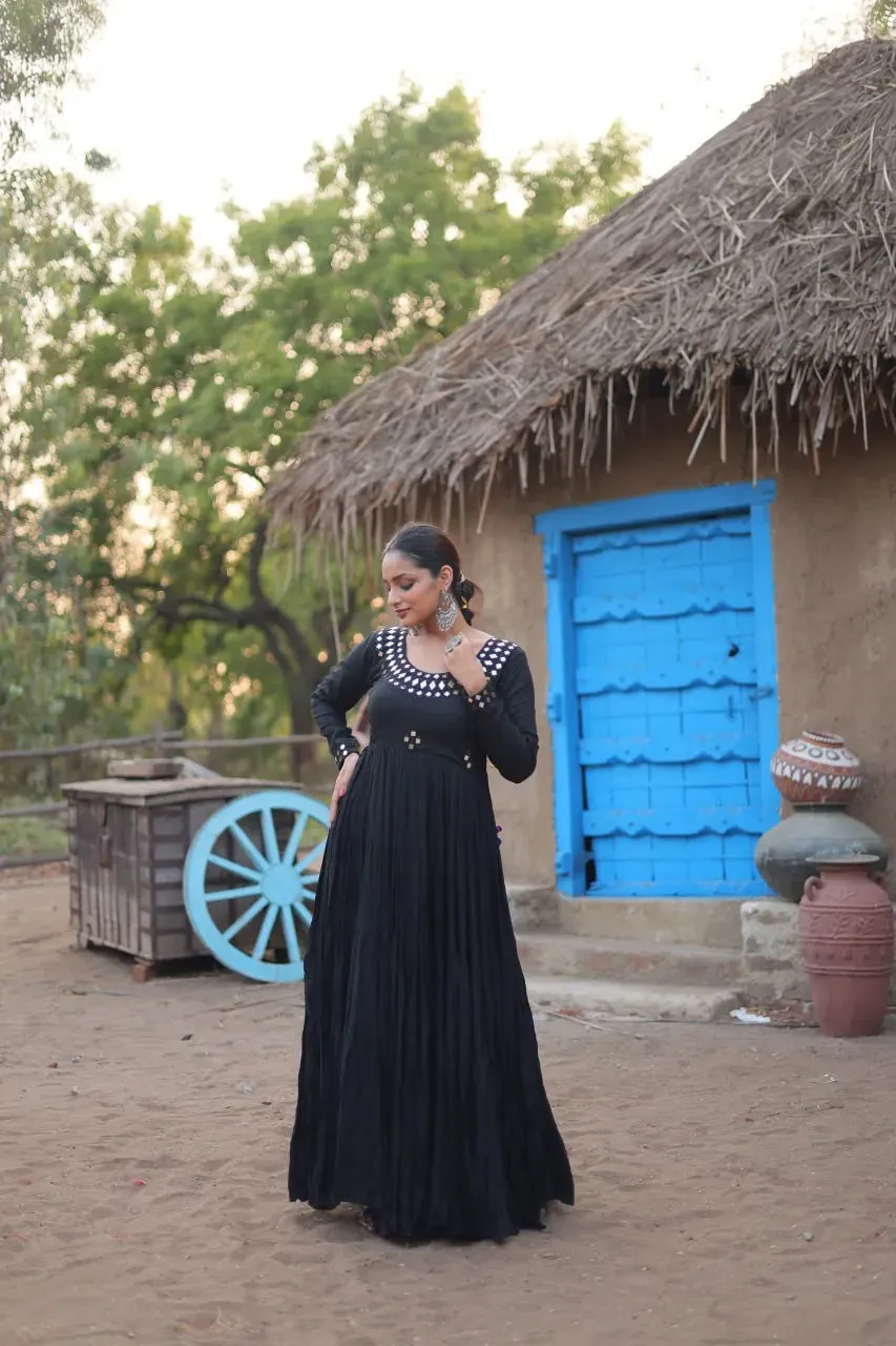 Luxurious and Flawless Navratri Rayon Gowns