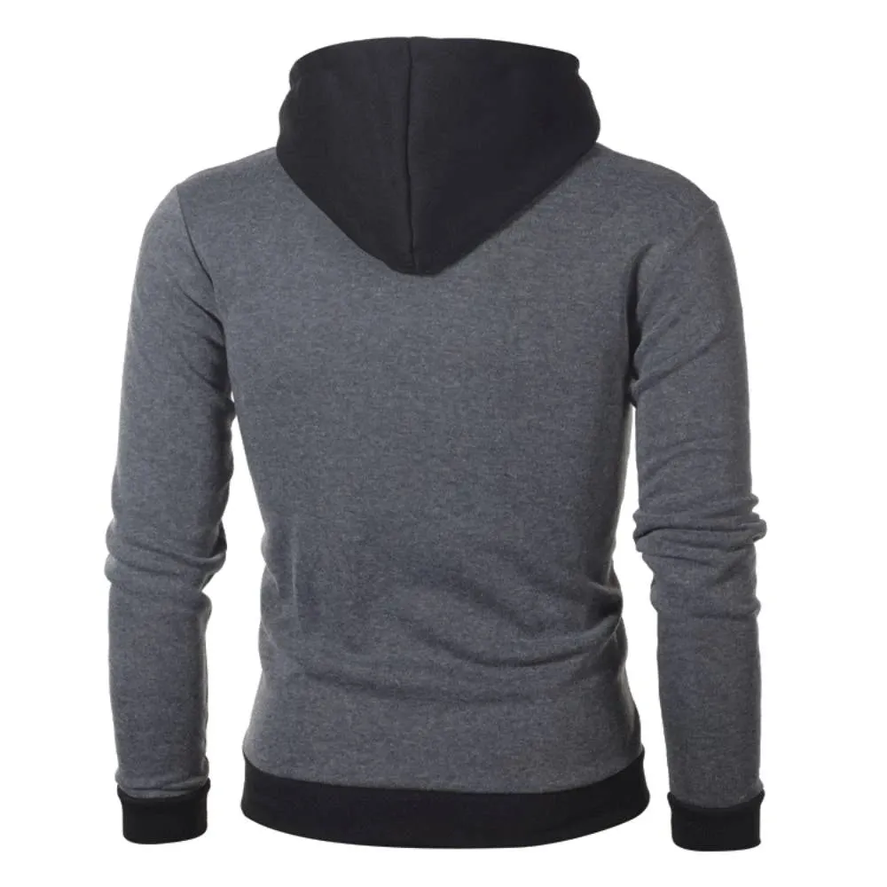Men High Quality Hoodies Sweatshirts Bomber Sportswear Jacket Tracksuits Coat Double Zipper Scarf Collar Fleece Hoody Outerwear S4253899