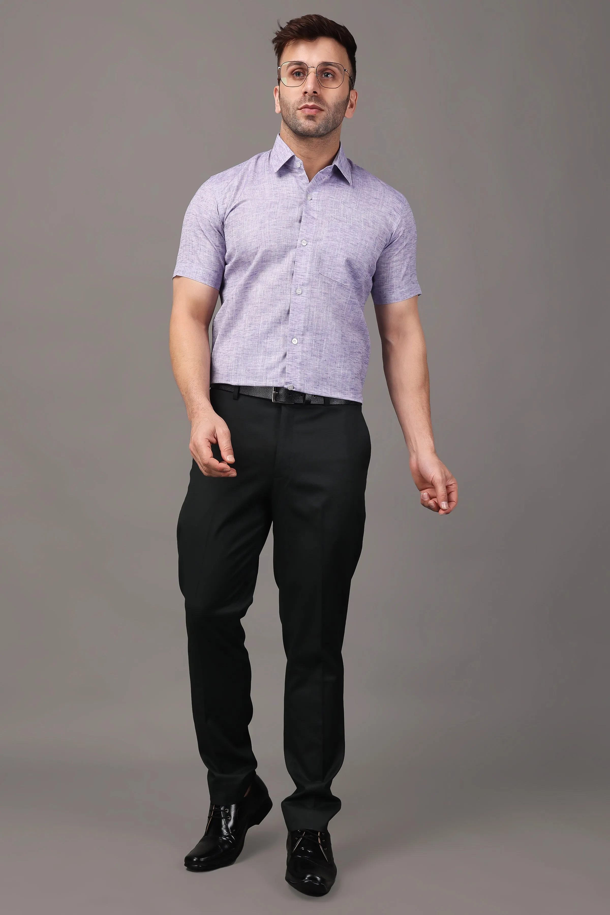 Midnight Black Stretch Trousers