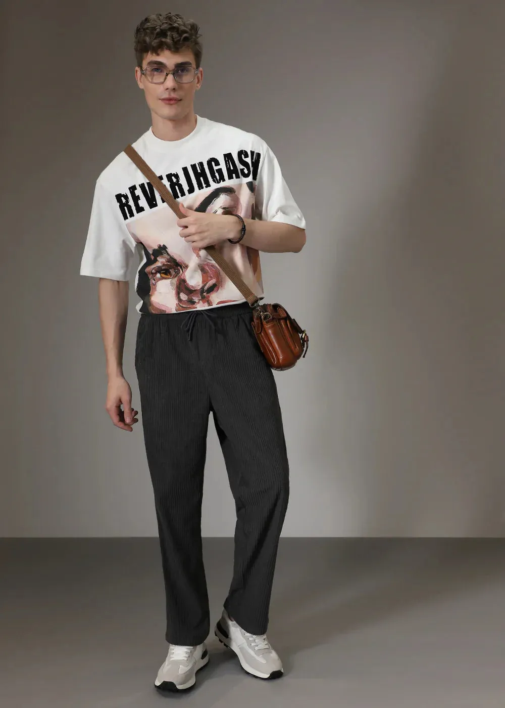Modestique london|Ribbed Tube Leg Trousers