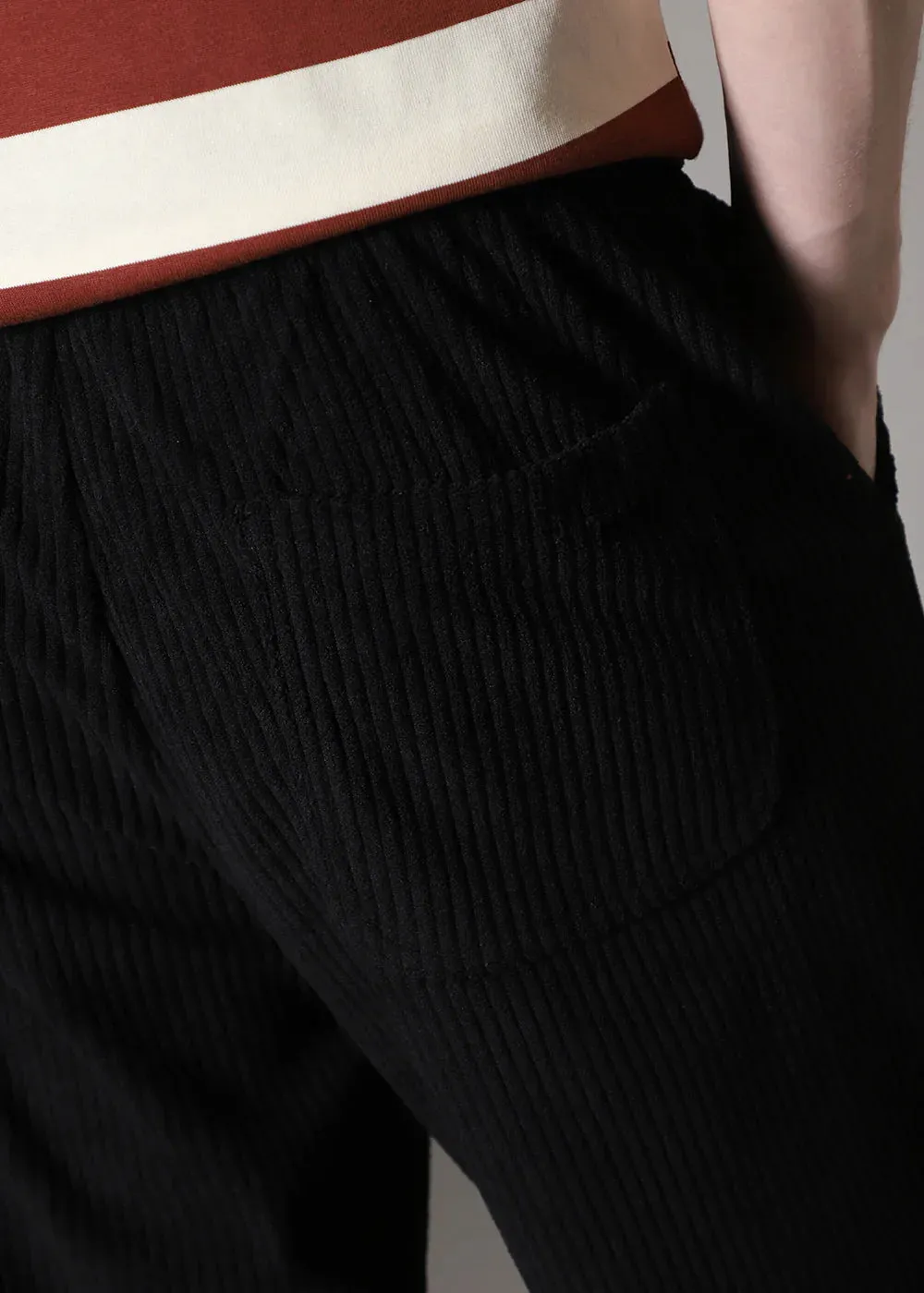 Modestique london|Ribbed Tube Leg Trousers