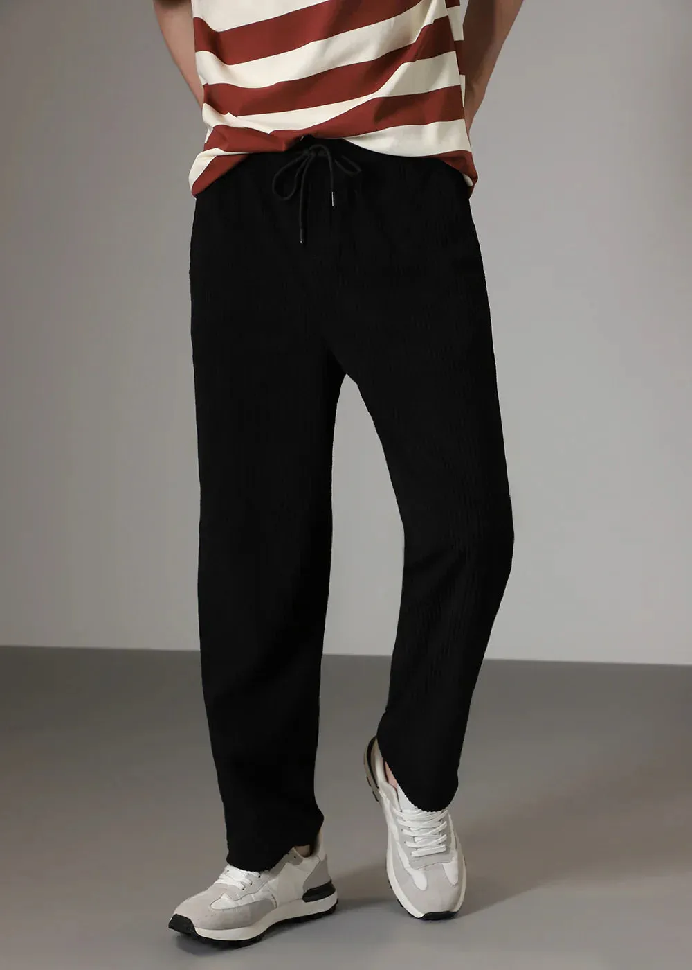 Modestique london|Ribbed Tube Leg Trousers