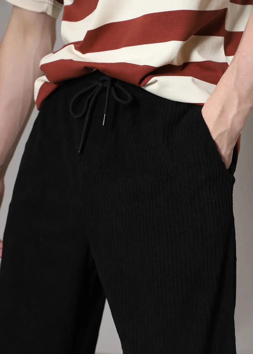 Modestique london|Ribbed Tube Leg Trousers