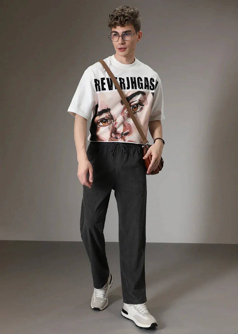 Modestique london|Ribbed Tube Leg Trousers