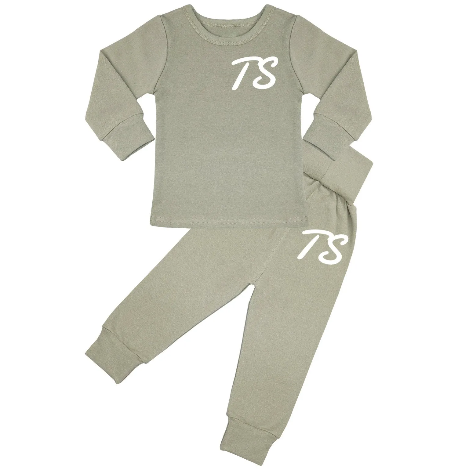 Montana Personalised Initials Lounge Suit / Tracksuit - 6 Colours - 0M-7yrs