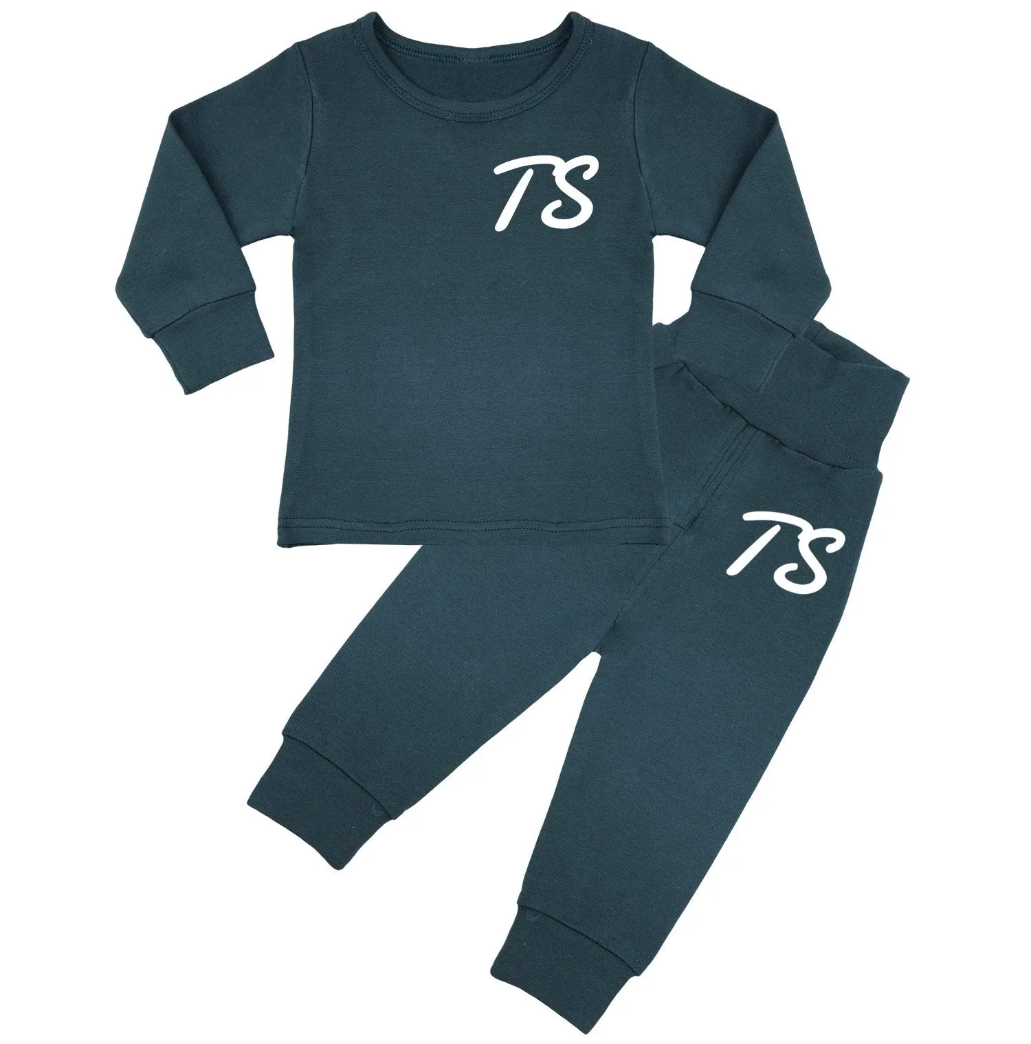 Montana Personalised Initials Lounge Suit / Tracksuit - 6 Colours - 0M-7yrs
