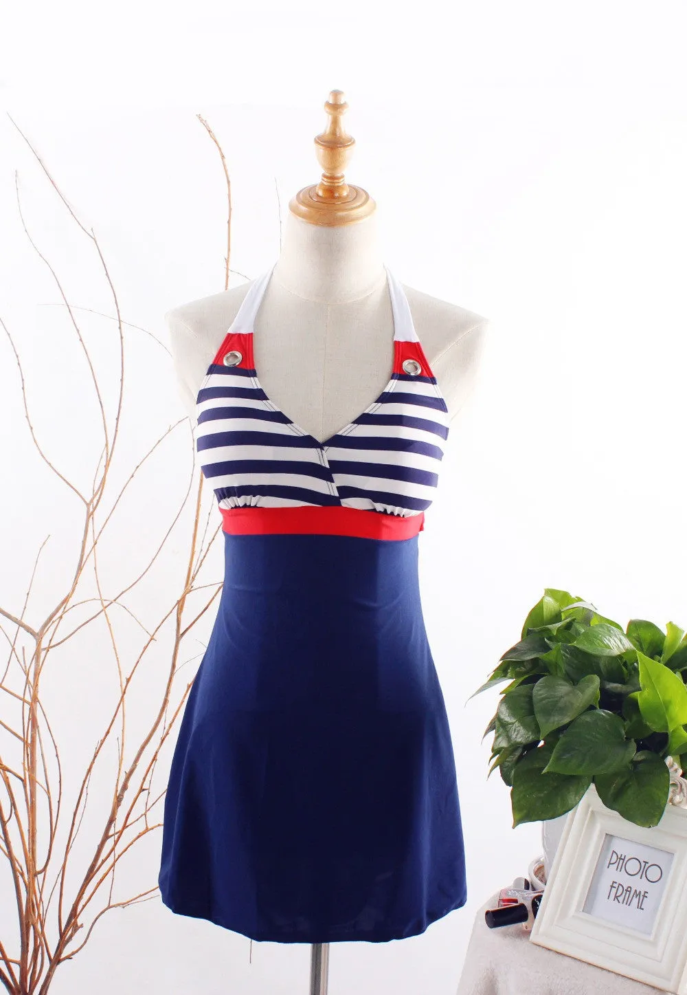 New Sexy Swimwear Women's Ladies Skirt Beach dress Push up Bathing Suit Swimming Wear Swimdress