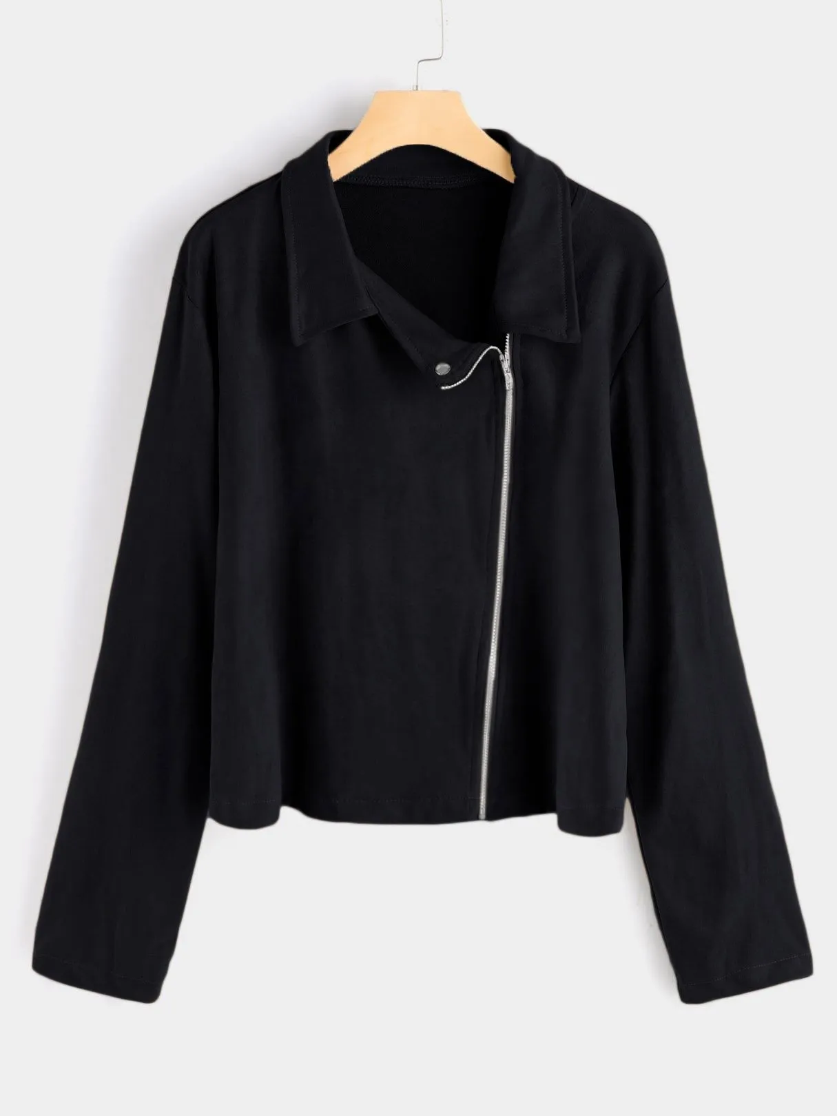 OEM ODM Classic Collar Plain Long Sleeve Plus Size Coats & Jackets