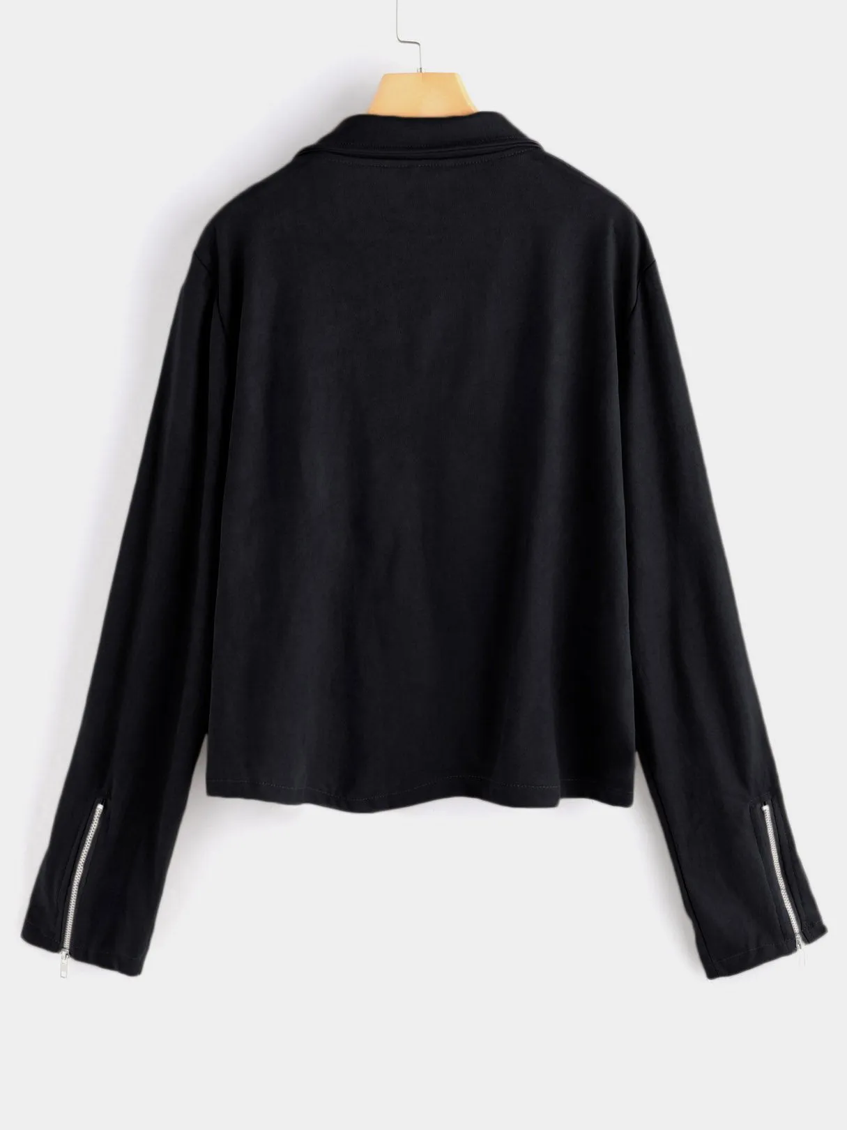 OEM ODM Classic Collar Plain Long Sleeve Plus Size Coats & Jackets