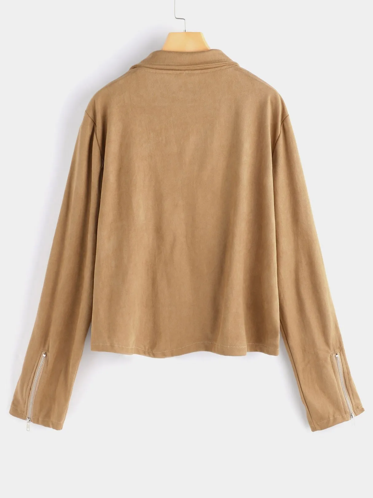 OEM ODM Classic Collar Plain Long Sleeve Plus Size Coats & Jackets