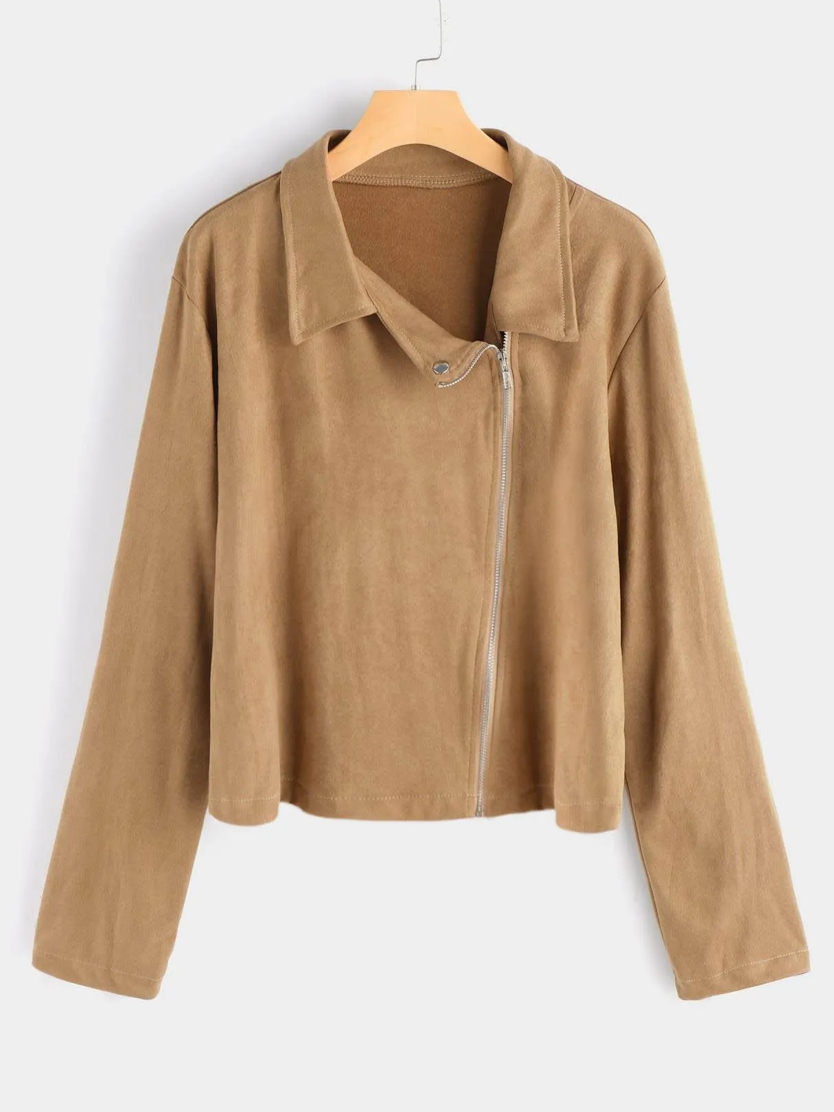 OEM ODM Classic Collar Plain Long Sleeve Plus Size Coats & Jackets