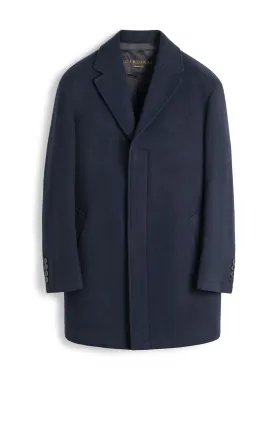 ONIX  NAVY WOOL TOPCOAT
