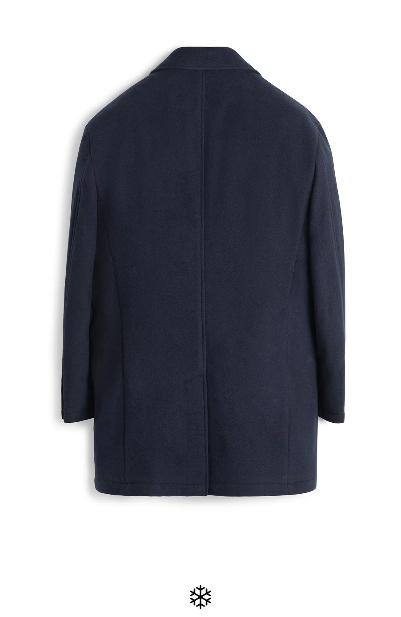 ONIX  NAVY WOOL TOPCOAT
