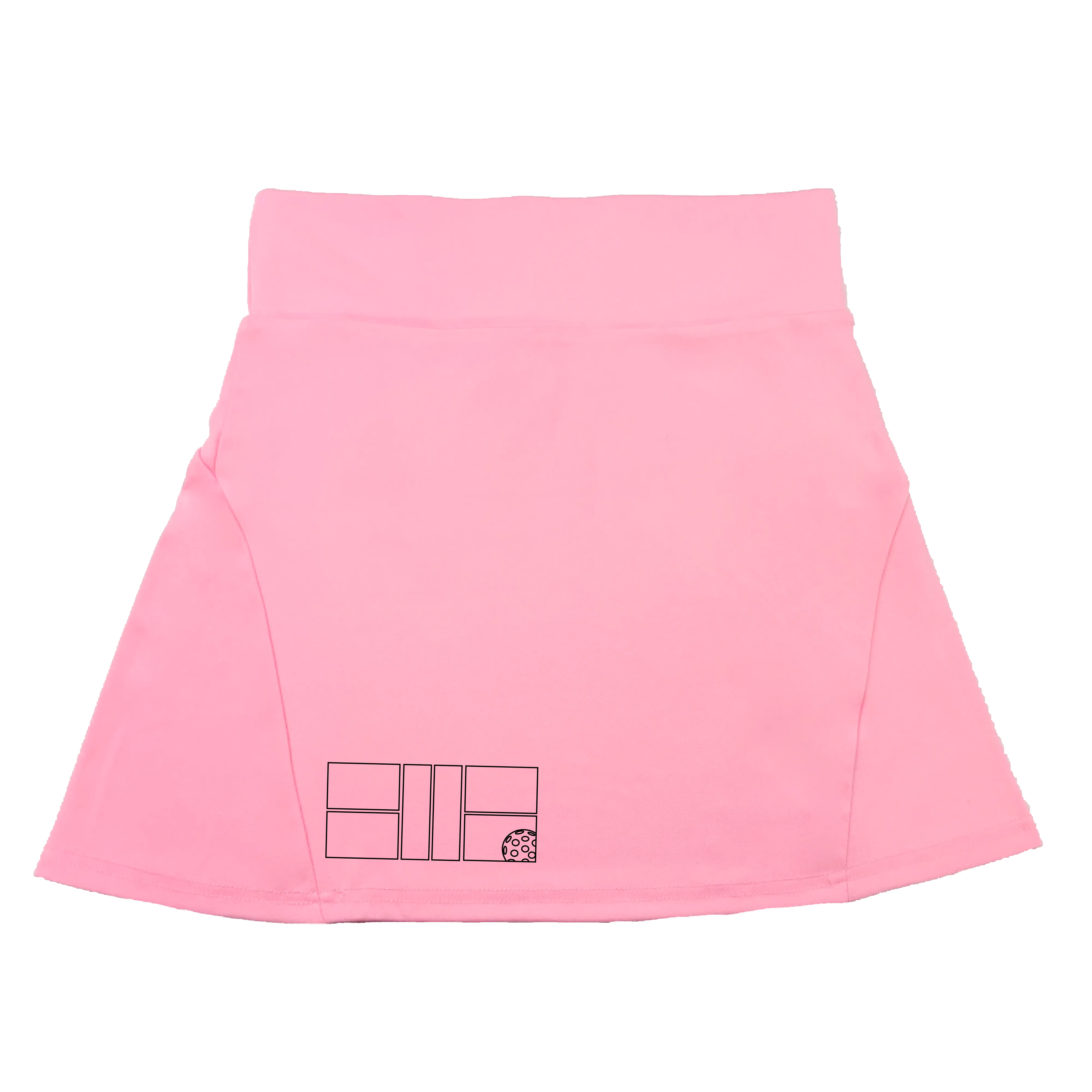 Pickleball Court (Black) | Women's Flirty Pickleball Skort