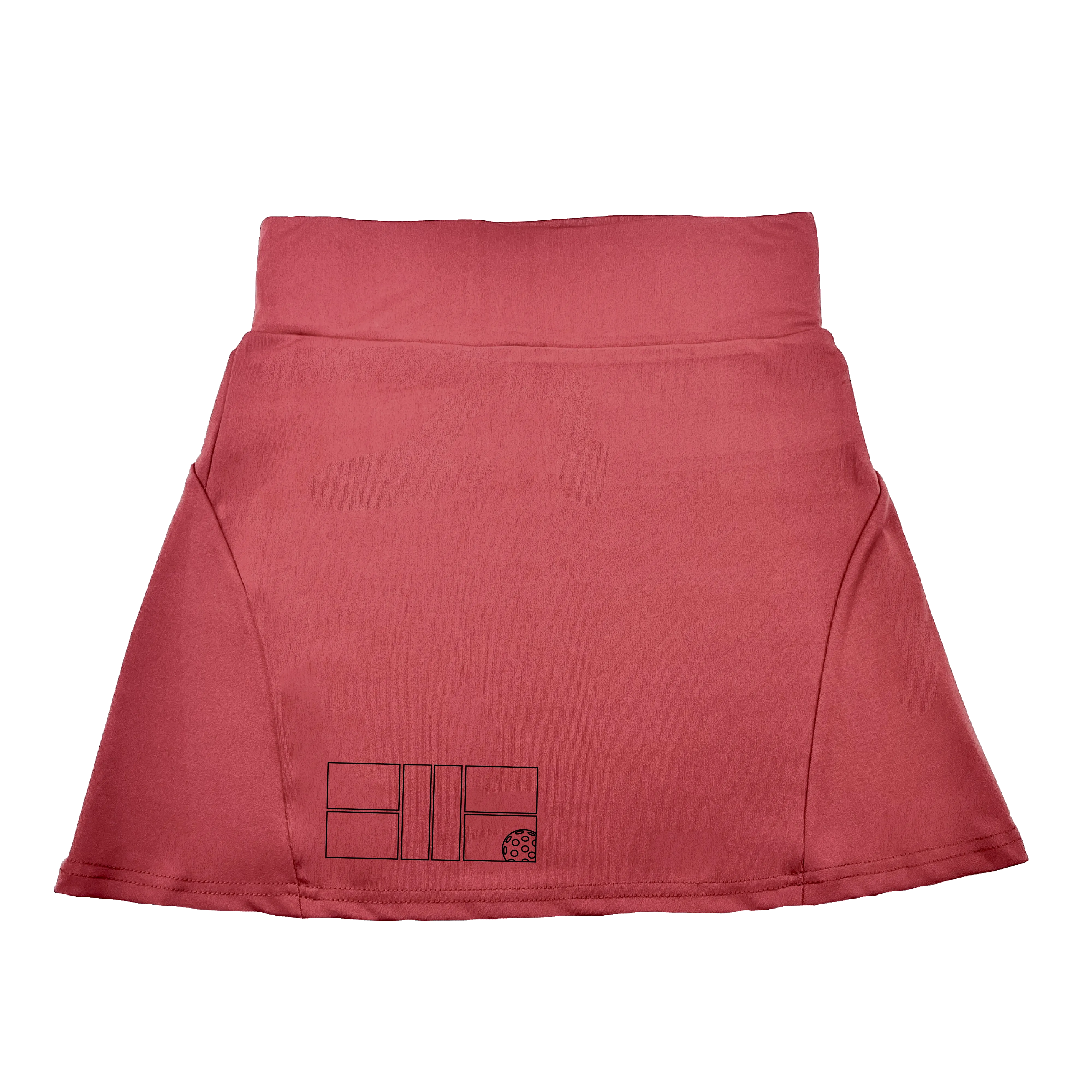 Pickleball Court (Black) | Women's Flirty Pickleball Skort