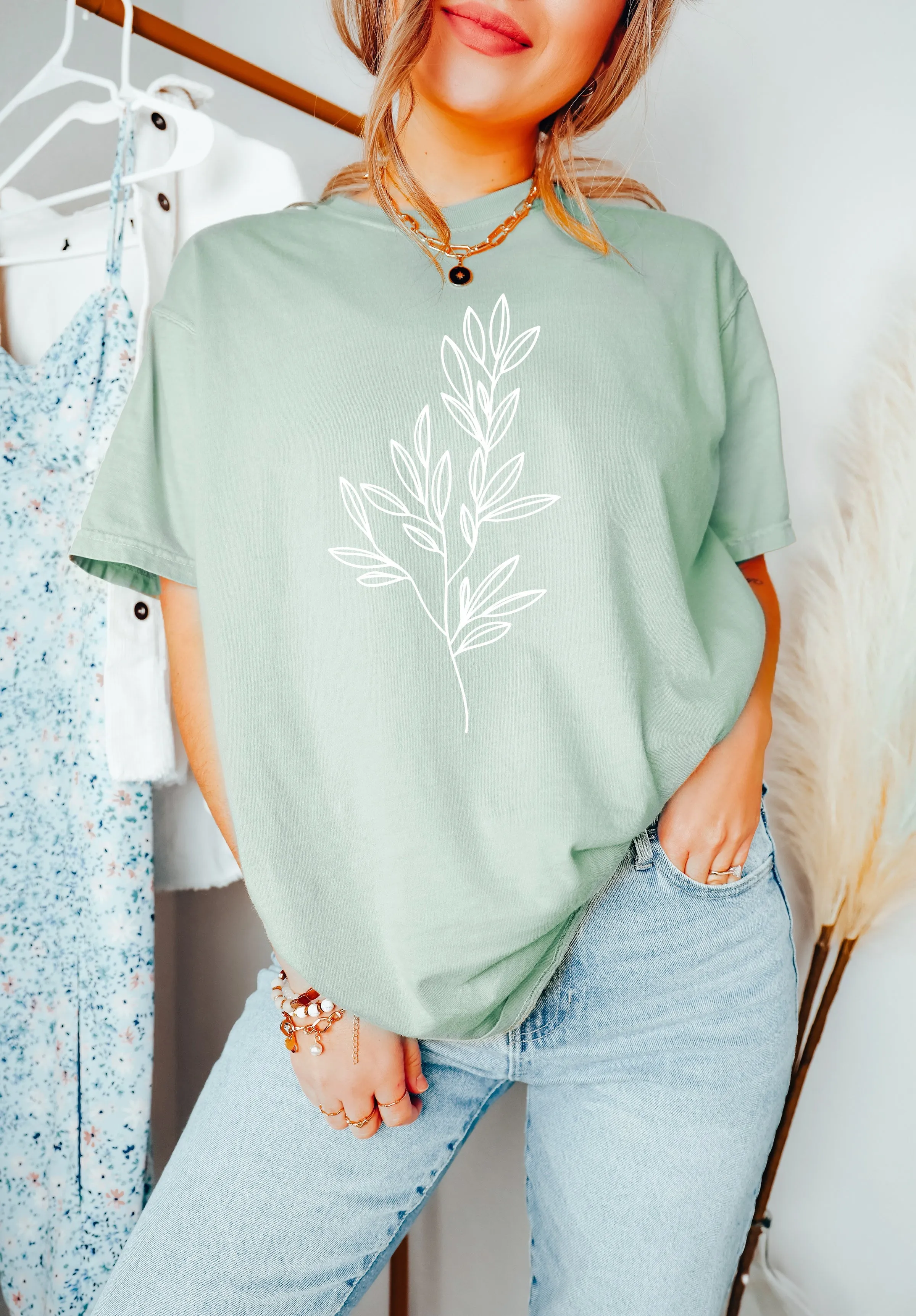 Plant Tree Branch Botanical Comfort Colors T Shirt