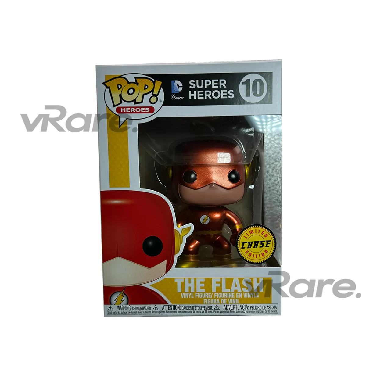POP Heroes: The Flash -  The Flash Metallic Chase (1:36 Original Ratio)