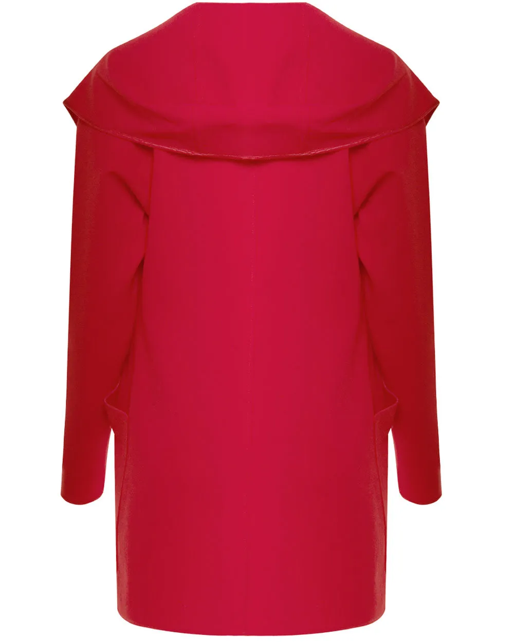 Red Hooded Park Coat
