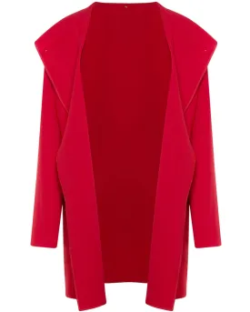 Red Hooded Park Coat