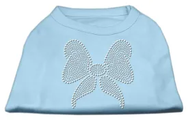 Rhinestone Bow Shirts Baby Blue XL (16)
