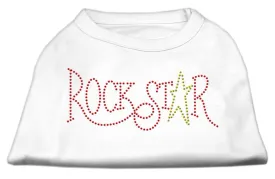 RockStar Rhinestone Shirts White XL (16)
