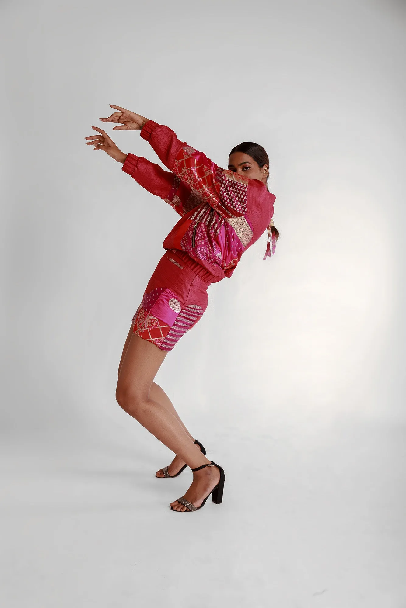 Roma Upcycled Silk Skorts