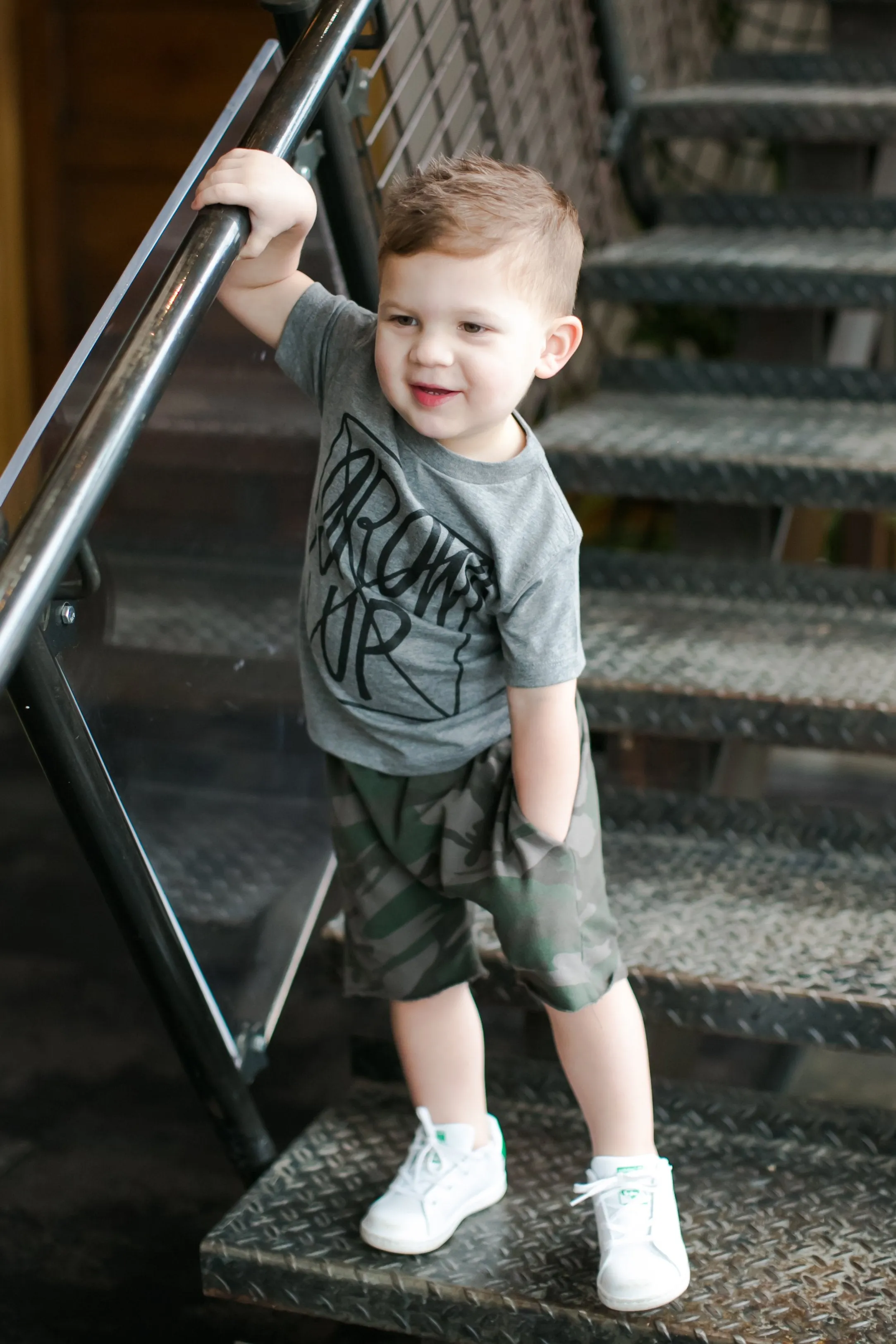 Roman & Leo - Don't Grow Up Tee in Heather Grey