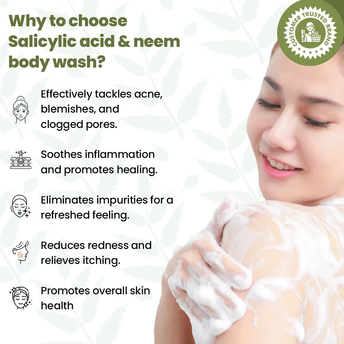 Salicylic Acid & Neem Body Wash.