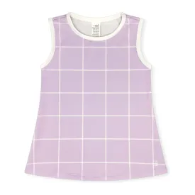 Set Fashions Tori Petal Purple Windowpane Tank