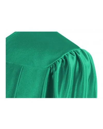 Shiny Emerald Green Bachelors Graduation Gown - College & University