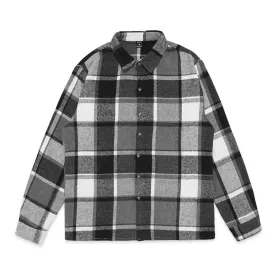 SHN Casual Flannel Long Sleeve Shirt